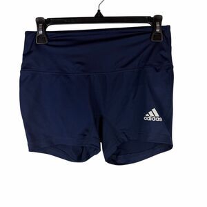Adidas navy blue spandex shorts- size M